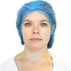 <p>O.R. Head Coverings. Spun-bonded Bouffant Cap For Fuller Hairstyles. Blue 21 Inch Large</p>