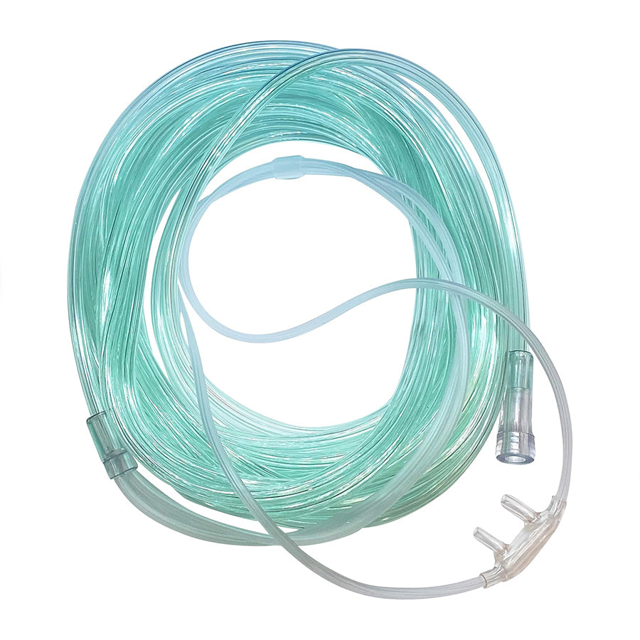 Features<li>Soft Adult Cannula.</li><li>Green in color.</li><li>25Ft Kink Resistant Tubing.</li><li>Standard connector.</li>