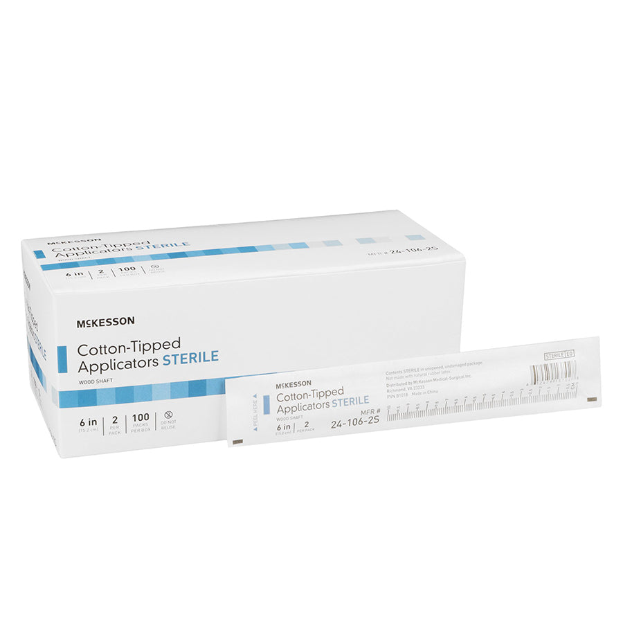 MCK COTTON-TIP APPLICATOR STR 100/BX