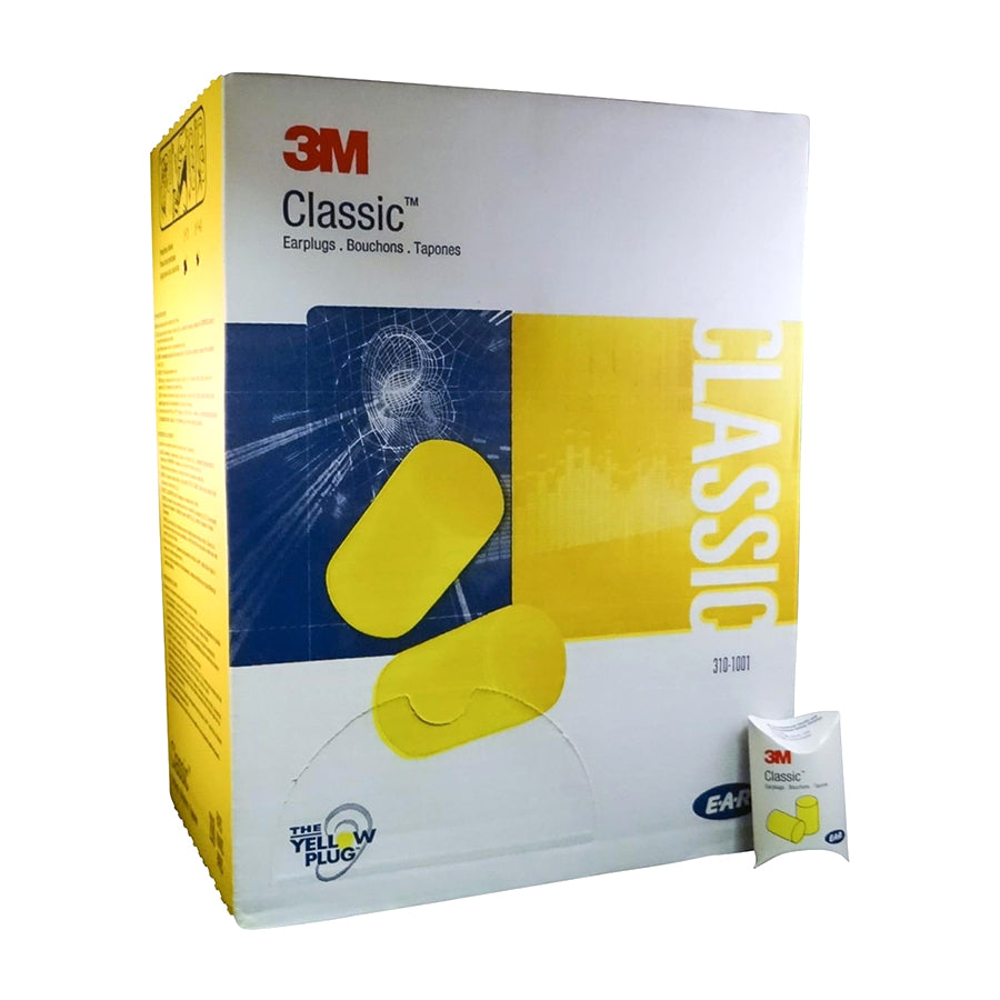 3M EARPLUG CLASSIC PILLOW PK 200PR/BX