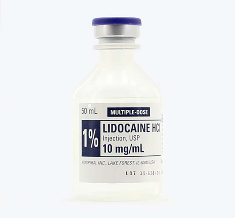 Features<li>Lidocaine Hydrochloride Injection, USP is indicated for production of local or regional anesthesia by infiltration techniques such as percutaneous injection and intravenous regional anesthesia by peripheral nerve block techniques such as brachial plexus and intercostal and by central neural techniques such as lumbar and caudal epidural blocks.</li>
