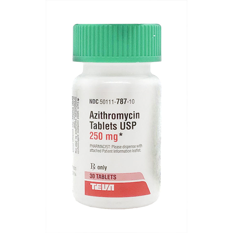 AZITHROMYCIN TABLETS 250MG 30/B