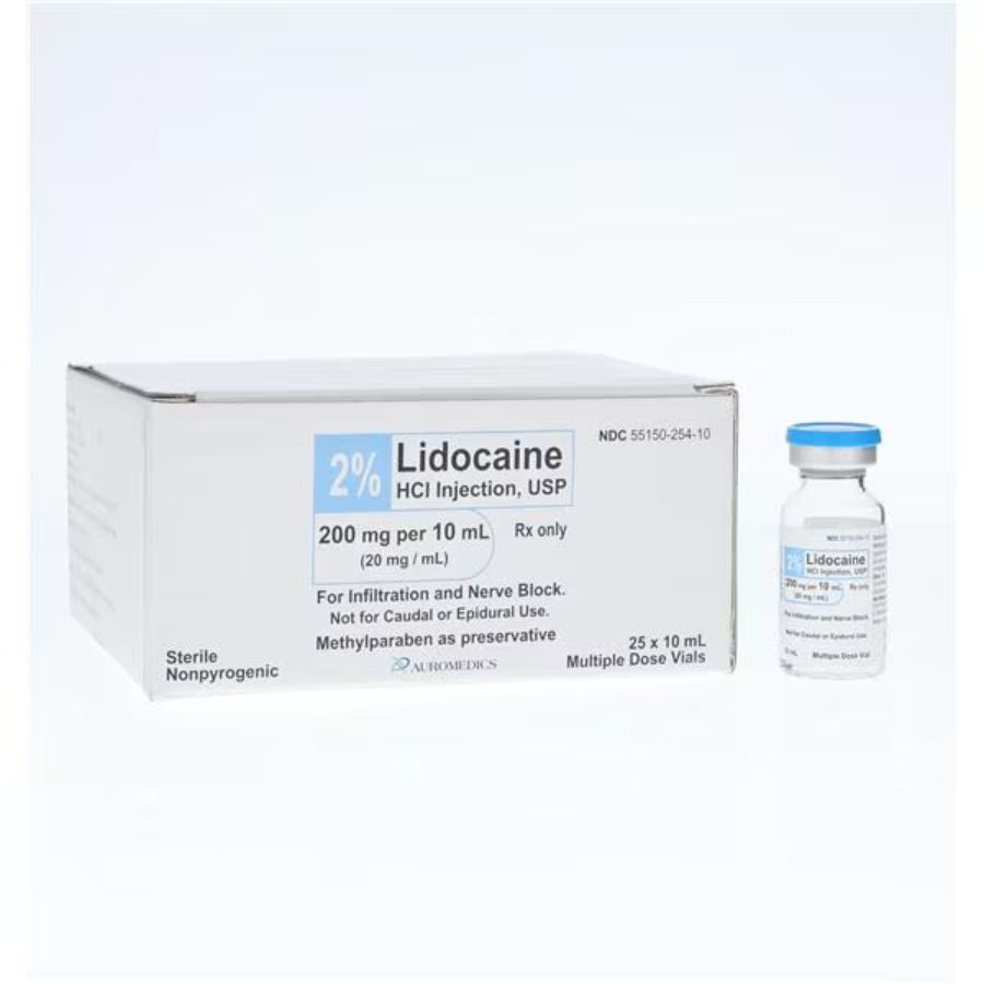 Features<li>Lidocaine Hydrochloride Injection, USP is indicated for production of local or regional anesthesia by infiltration techniques such as percutaneous injection and intravenous regional anesthesia by peripheral nerve block techniques such as brachial plexus and intercostal and by central neural techniques such as lumbar and caudal epidural blocks.</li>