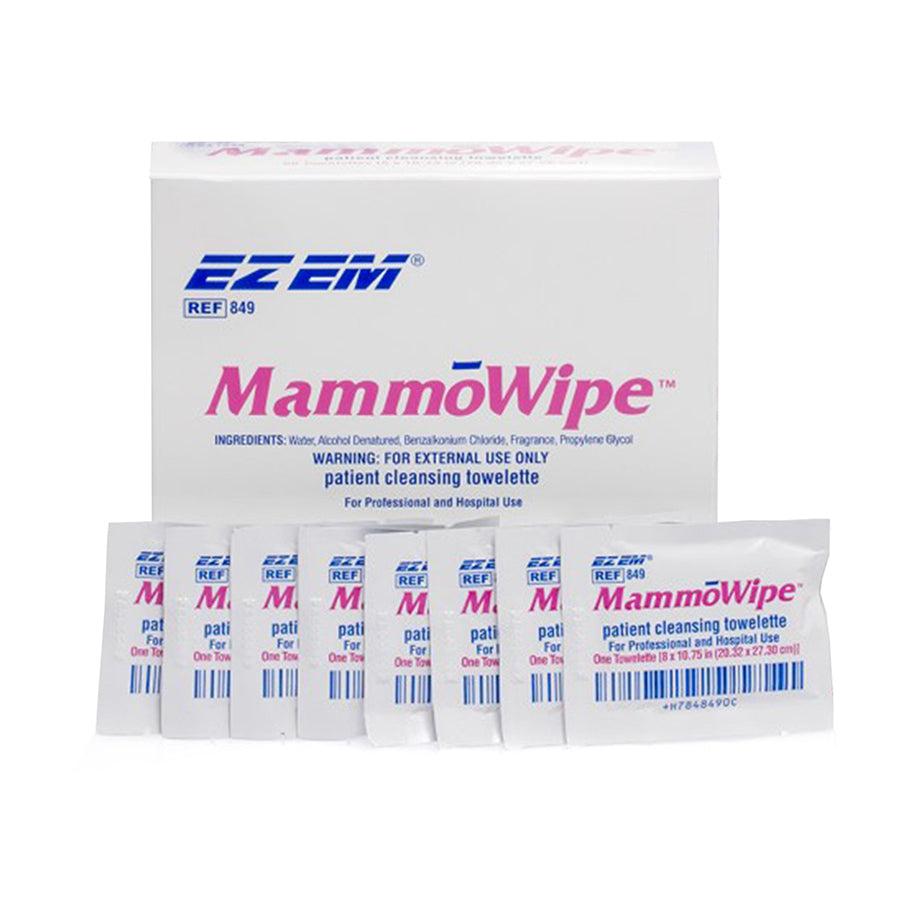 EZ-EM MAMMOGRAPHY WIPES 500/CS