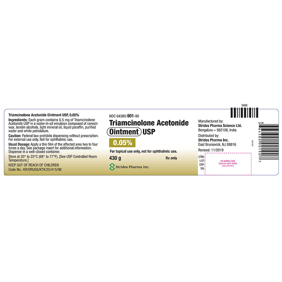 TRIAMCINOLONE ACETONIDE 430gm 0.05%
