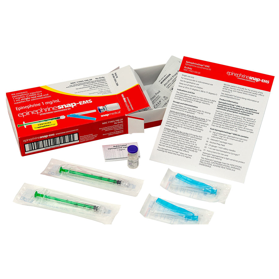 SNAP EMS EPINEPHRINE 1mg/1mL kit