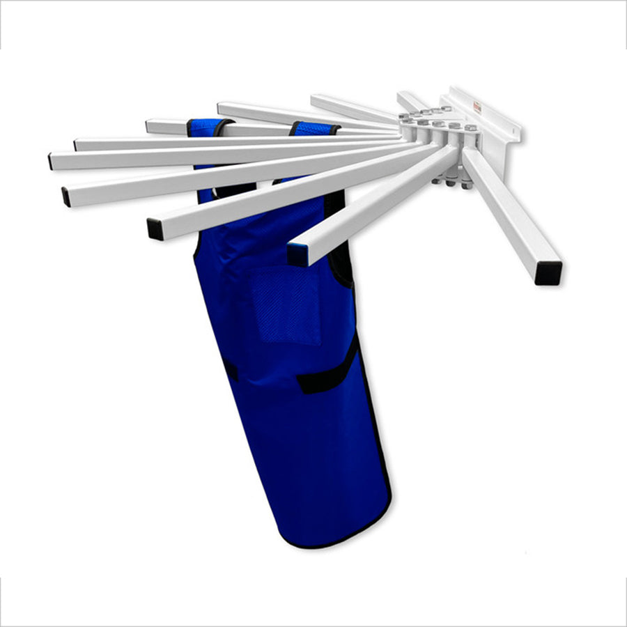 SWING ARM APRON RACK WM