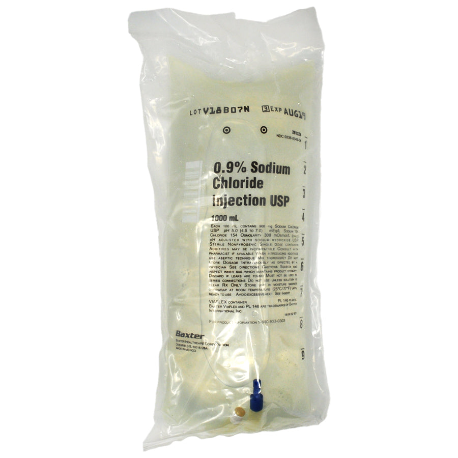 BBRAUN SODIUM CHLORIDE .9 1000ML 12/CS