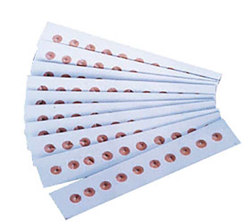 <p>Features</p><ul><li>Easy peel-off design with self-adhesive backing</li><li>2mm lead ball for easy identification</li><li>Neutral color</li><li>Pack of 100</li></ul>