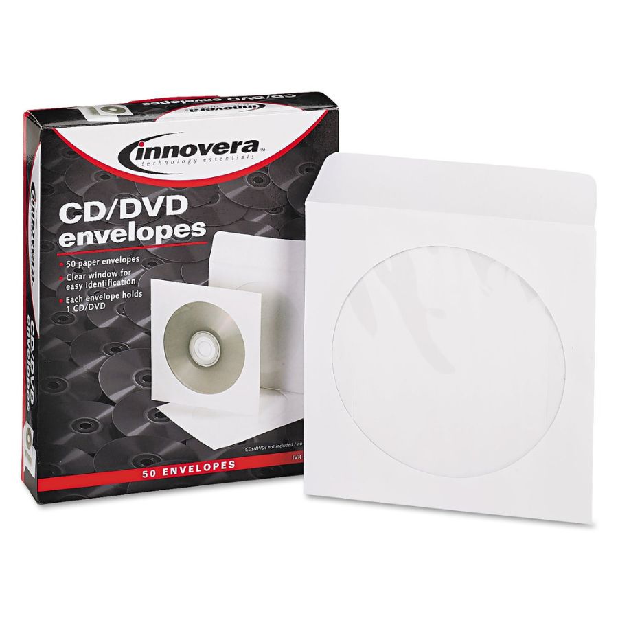 <h6 id="features">Features</h6><ul class="product-features"><li>Paper envelope with clear poly window.</li><li>Protects your discs.</li><li>Reusable.</li></ul>