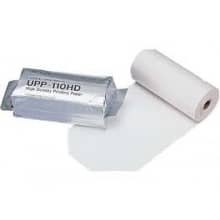 <p>Sony #UPP110-HD Video Imaging Paper, Hi-Density Black & White, 110mm x 20m roll, for use with the Sony UP-850, 880, 870MD, 890MD & 895MD black and white video printers.</p>
