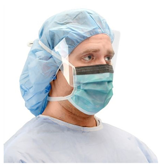 CARDINAL SURG MASK ANTIFOG TIES LV 3 25/B