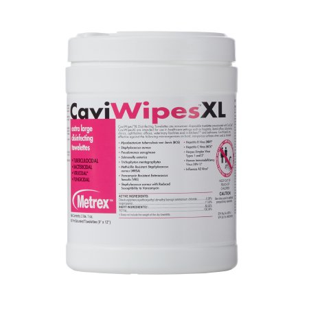 <ul><li>CaviWipes is a cleaner and disinfectant in one</li><li>CaviWipes are durable, nonwoven, nonabrasive towelettes that offer quick, easy-to-use, time-saving convenience</li><li>They&rsquo;re recommended for use on non-porous surfaces and fixtures</li><li>10&Prime; x 12&Prime;</li></ul>