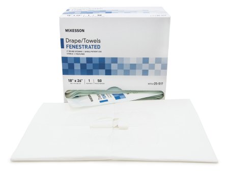 Features<li>Polylined Drape / Towel.</li><li>Tissue/poly/tissue, with 3 inch round fenestration.</li><li>18 X 26 Inch.</li><li>White.</li><li>Single Use.</li><li>Not made with natural rubber latex.</li>