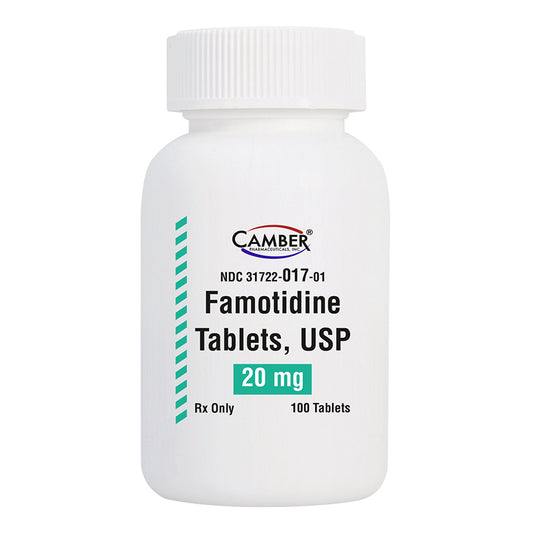 FAMOTIDINE 20mg TBLT 100/BTL