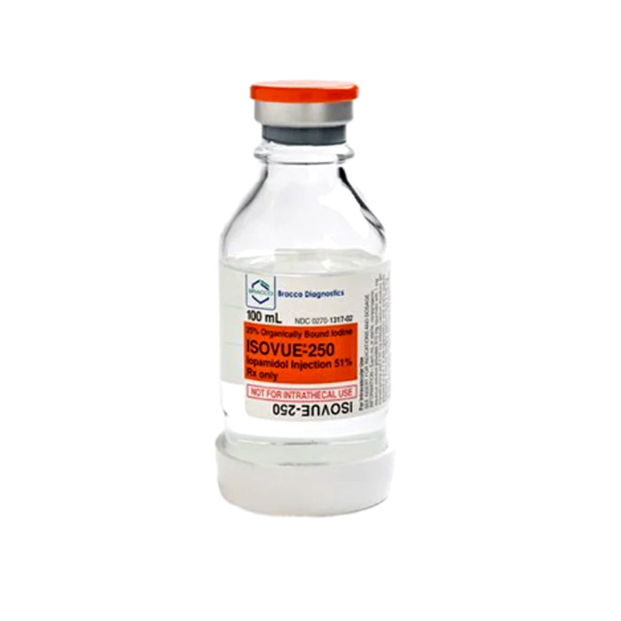 <p>This medicine contains iodine, a substance that absorbs x-rays. Radiopaque contrast agents are&nbsp;used&nbsp;to allow blood vessels, organs, and other non-bony tissues to be seen more clearly on a CT scan or other radiologic (x-ray) examination.</p>