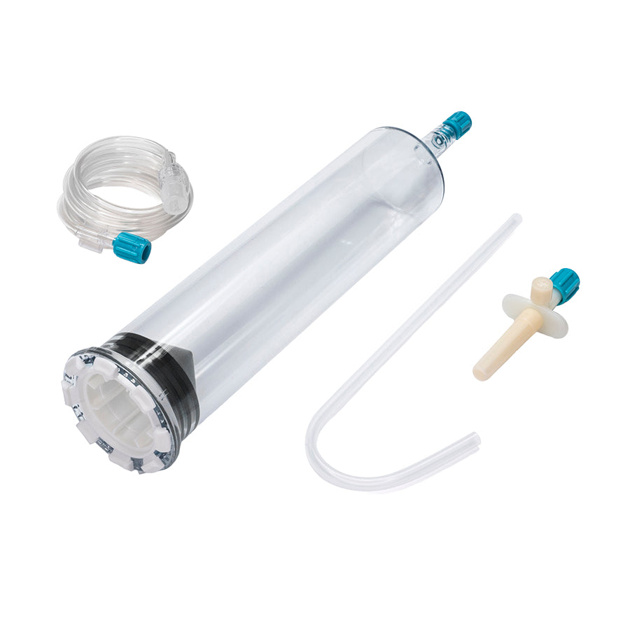 <p>Contents:</p><ul><li>1-200mL Syringe</li><li>1-72" Coiled Tubing</li><li>1-Large Spike</li><li>1-Quick Fill Tube</li></ul><div class="product-detail__description-wrap" data-bind="if: description() || $parent.description()"><p><strong>For use with Bracco EmpowerCTA+ injector.&nbsp;</strong></p></div>