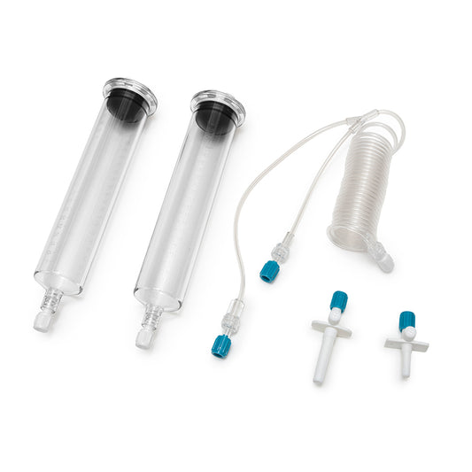 <p>Contents:</p><ul><li>2-100mL Syringes</li><li>1-Large Spike</li><li>1-Small Spike</li><li>1-96" Y-Coiled Tubing</li><li>2-Check Valves</li></ul><p><strong>For use with Bracco EmpowerMR injectors.&nbsp;</strong></p>