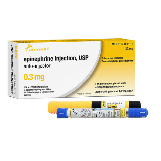 AMNEAL EPINEPHRINE SNAP 0.3 MG INJ 2/PK
