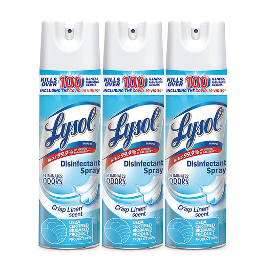LYSOL DISINFECTANT SPRAY 19OZ 3/PK