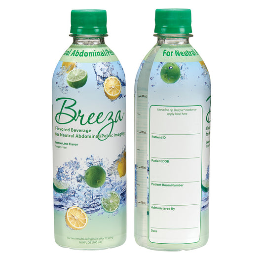 <ul class="product-features"><li>Breeza&reg; Flavored Beverage for Neutral Abdominal/Pelvic Imaging</li><li>Light refreshing taste</li><li>Encourages patient to drink the full amount</li><li><span>Lemon-lime flavored beverage</span></li><li>Sugar-free</li><li>Gluten-free</li></ul>