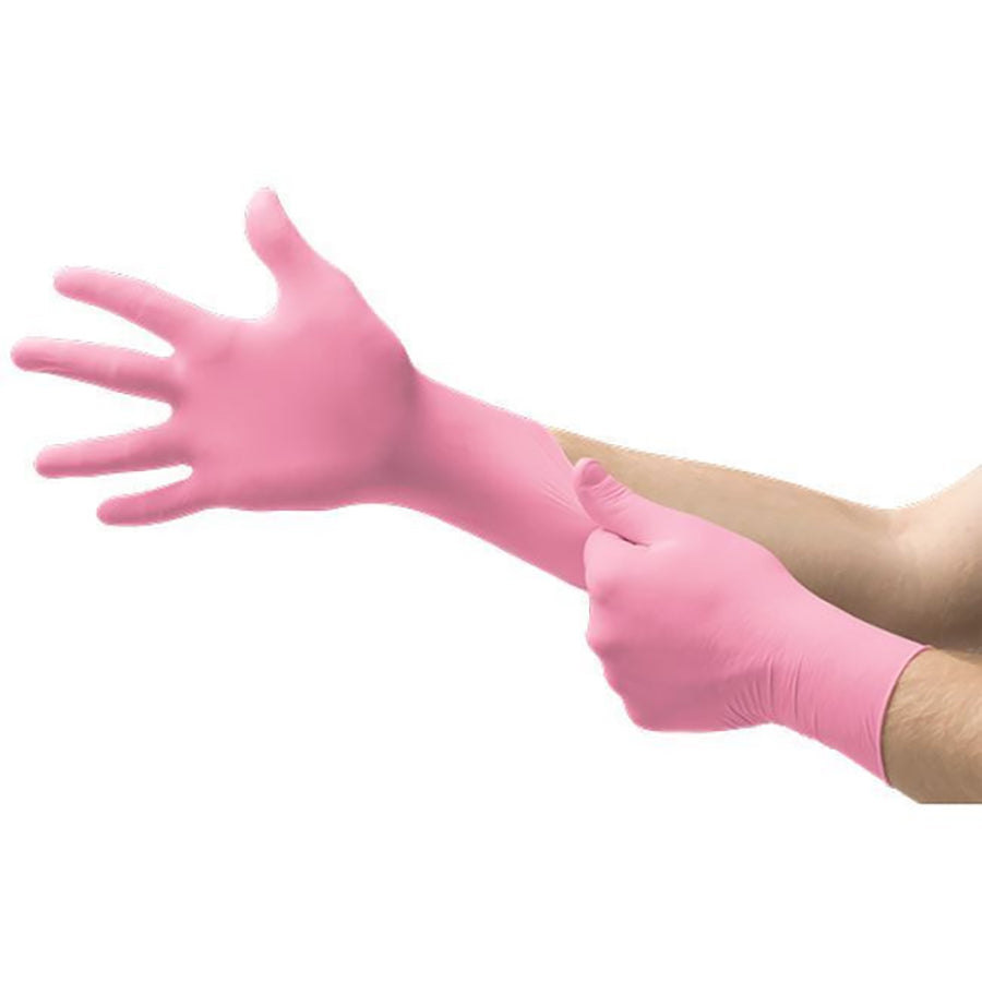 ANSELL PINK GLOVE NITRILE PF SM