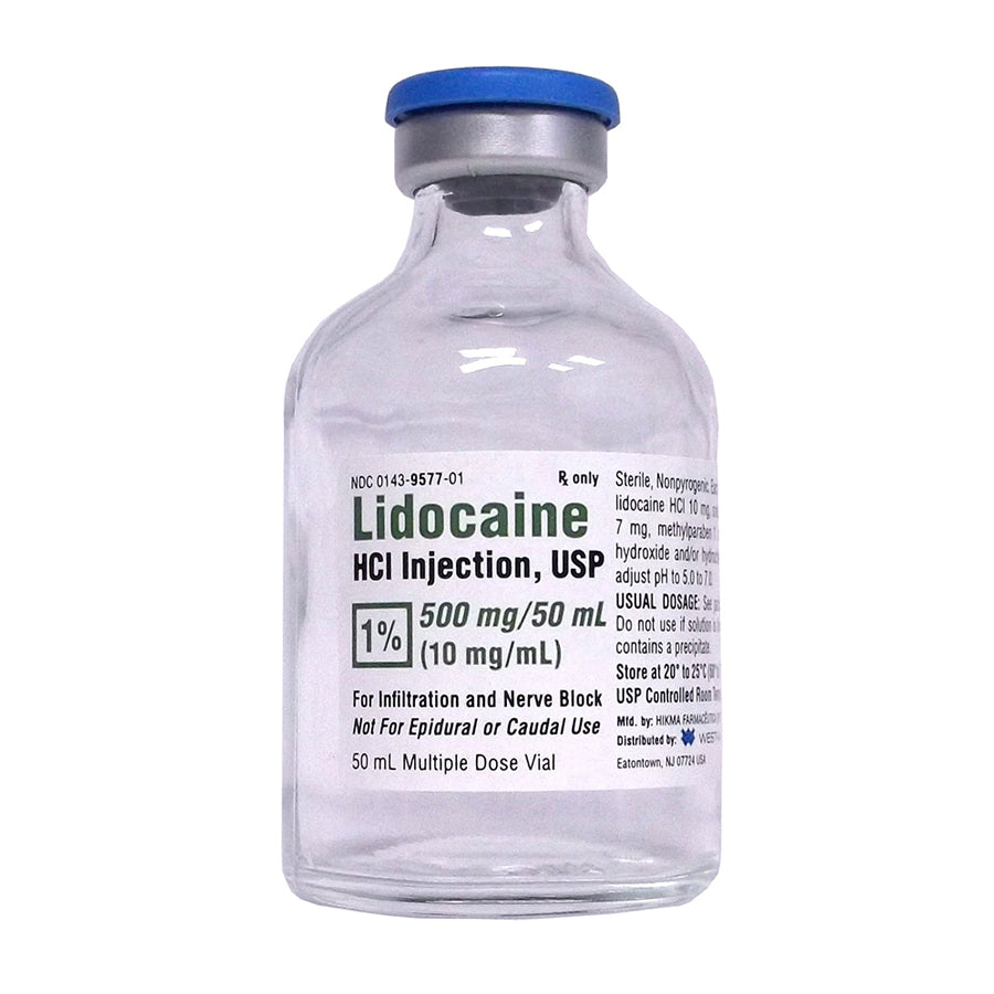 Features<li>Lidocaine Hydrochloride Injection, USP is indicated for production of local or regional anesthesia by infiltration techniques such as percutaneous injection and intravenous regional anesthesia by peripheral nerve block techniques such as brachial plexus and intercostal and by central neural techniques such as lumbar and caudal epidural blocks.</li>