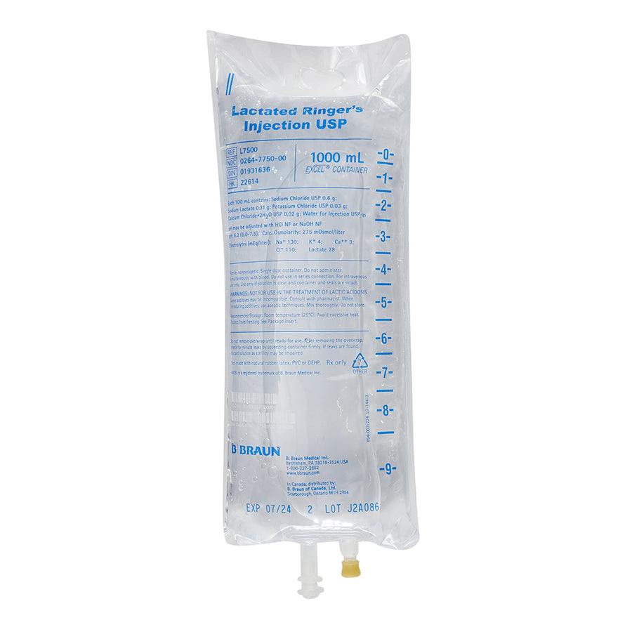 1000ML IV SOLUTION LACATED RINGERS