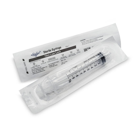 Features<li>Syringe Volume : 10ml.</li><li>Low dead space for syringes.</li><li>Luer lock connector for secure needle attachment.</li><li>Translucent barrel and well-defined markings for easy reading and accurate dosing.</li><li>Rubber piston with double-sealing ring for controlled aspiration and injection.</li><li>Safe plunger backstop to prevent accidental plunger withdrawal.</li><li>Not made with Natural Rubber Latex.</li>