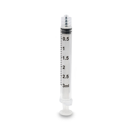 Features<li>Low dead space for 1mL and 3mL syringes.</li><li>Luer lock connector for secure needle attachment.</li><li>Translucent barrel and well-defined markings for easy reading and accurate dosing.</li><li>Rubber piston with double-sealing ring for controlled aspiration and injection.</li><li>Safe plunger backstop to prevent accidental plunger withdrawal.</li><li>Not made with Natural Rubber Latex.</li>