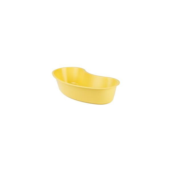 <p>Emesis Basin, 10 in., 700cc, Gold, 250/cs. Rounded edges and flexible design facilitate handling and use. Ideal for containing fluids, measuring output and routine oral care. Select disposable or reusable. Graduated in 100 cc increments.</p>