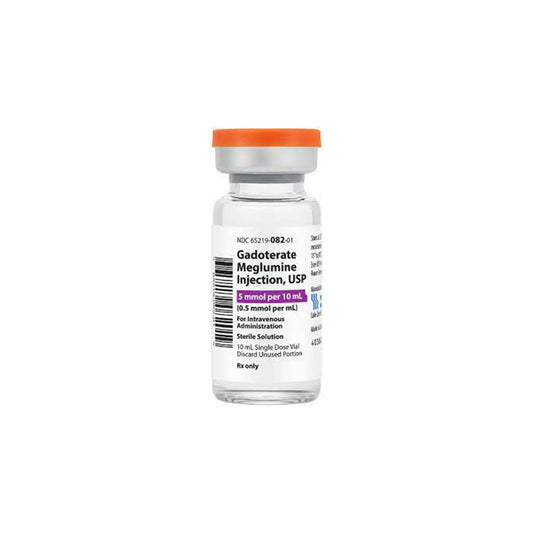 Features<li>Gadoterate Meglumine Injection is a gadolinium-based contrast agent indicated for intravenous use with magnetic resonance imaging (MRI) in brain (intracranial), spine and associated tissues in adult and pediatric patients (including term neonates) to detect and visualize areas with disruption of the blood brain barrier (BBB) and/or abnormal vascularity.</li>