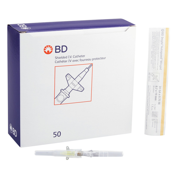 BD IV CATHETER 24Gx3/4" INSYTE