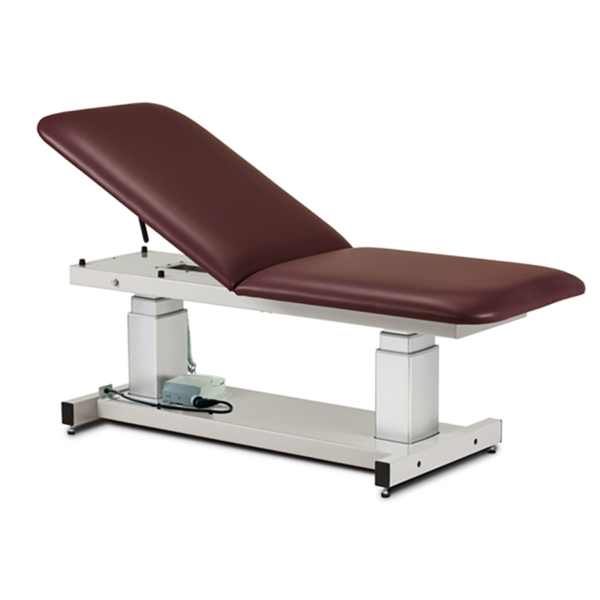 CLINTON ULTRASOUIND TABLE W/ ADJ BACKREST