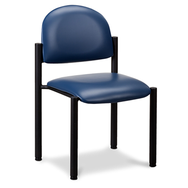 CLINTON BLACK FRAME CHAIR W/ NO ARMS