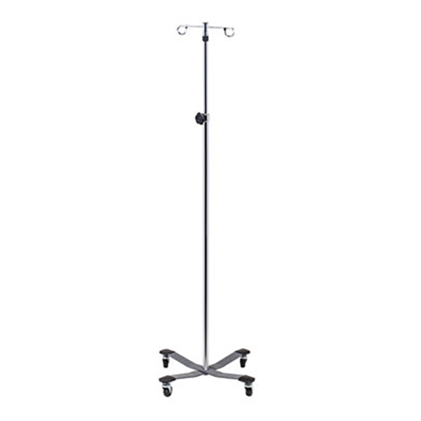 CLINTON IV POLE HEAVY BASE W/ 2 HOOKS