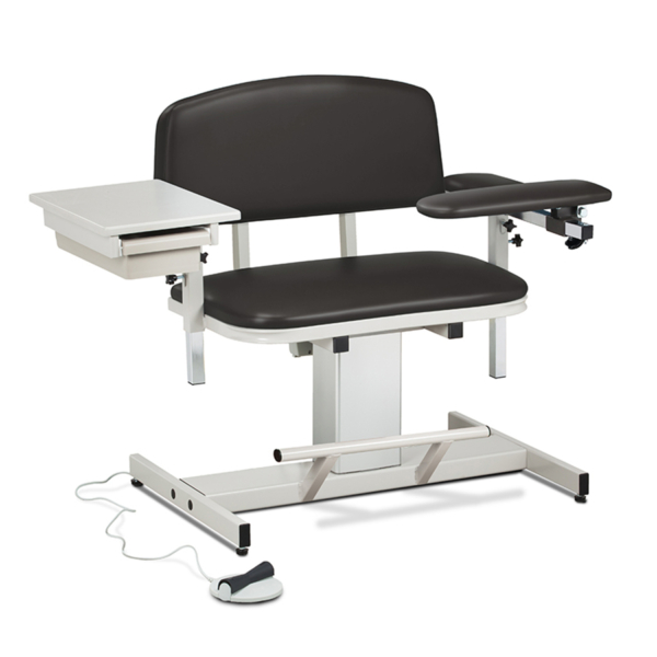 CLINTON EXTRA WIDE BLOOD DRAW CHAIR DRAWER