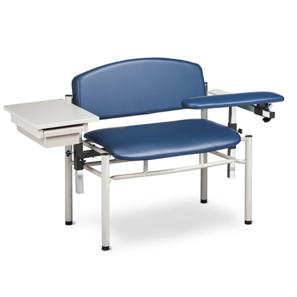 CLINTON SC XTRAWIDE BLLOD DRAW CHAIR DRAWER