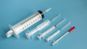 CT injector syringes and tubing