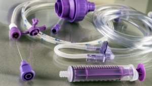 Contrast power injector syringes